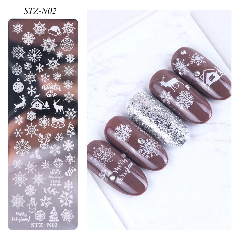 1 шт. пластины для стемпинга ногтей трафареты изображений цветочные узоры перо