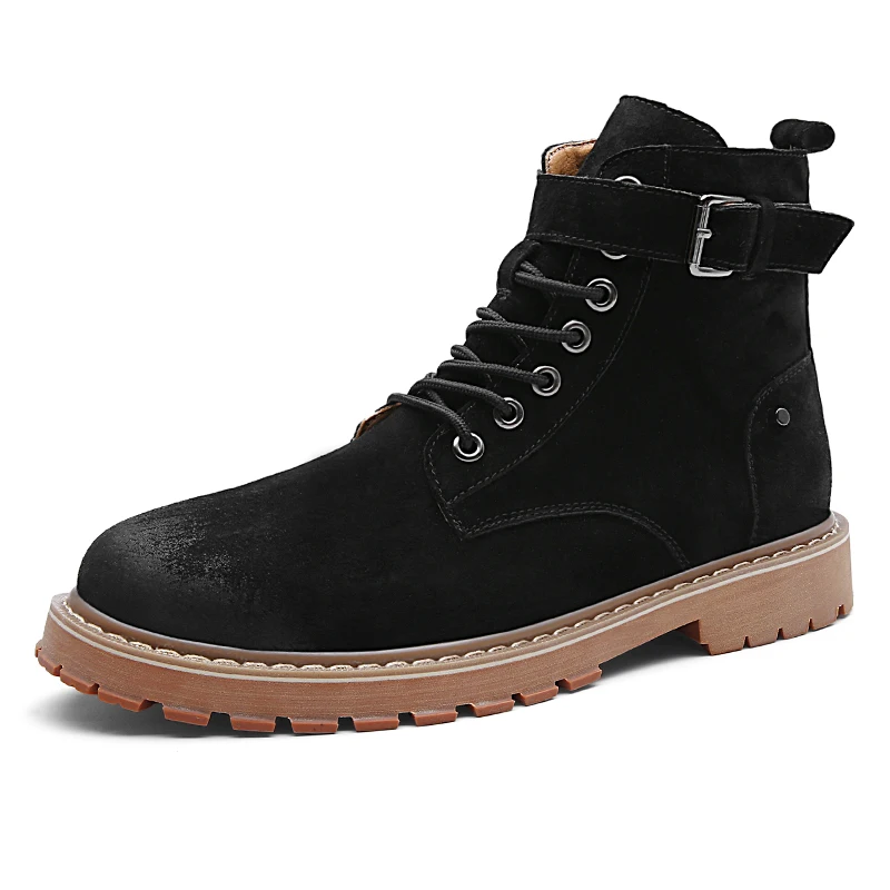 Зимние мужские ботинки в стиле милитари Качественные тактические для пустыни