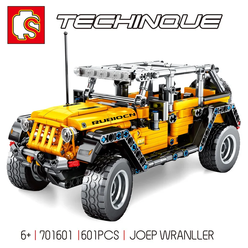 

601PCS SEMBO Blocks Famous Vehicle Off-road Educational Toy Boy Gifts Kids Present Super Car Building Bricks 701601