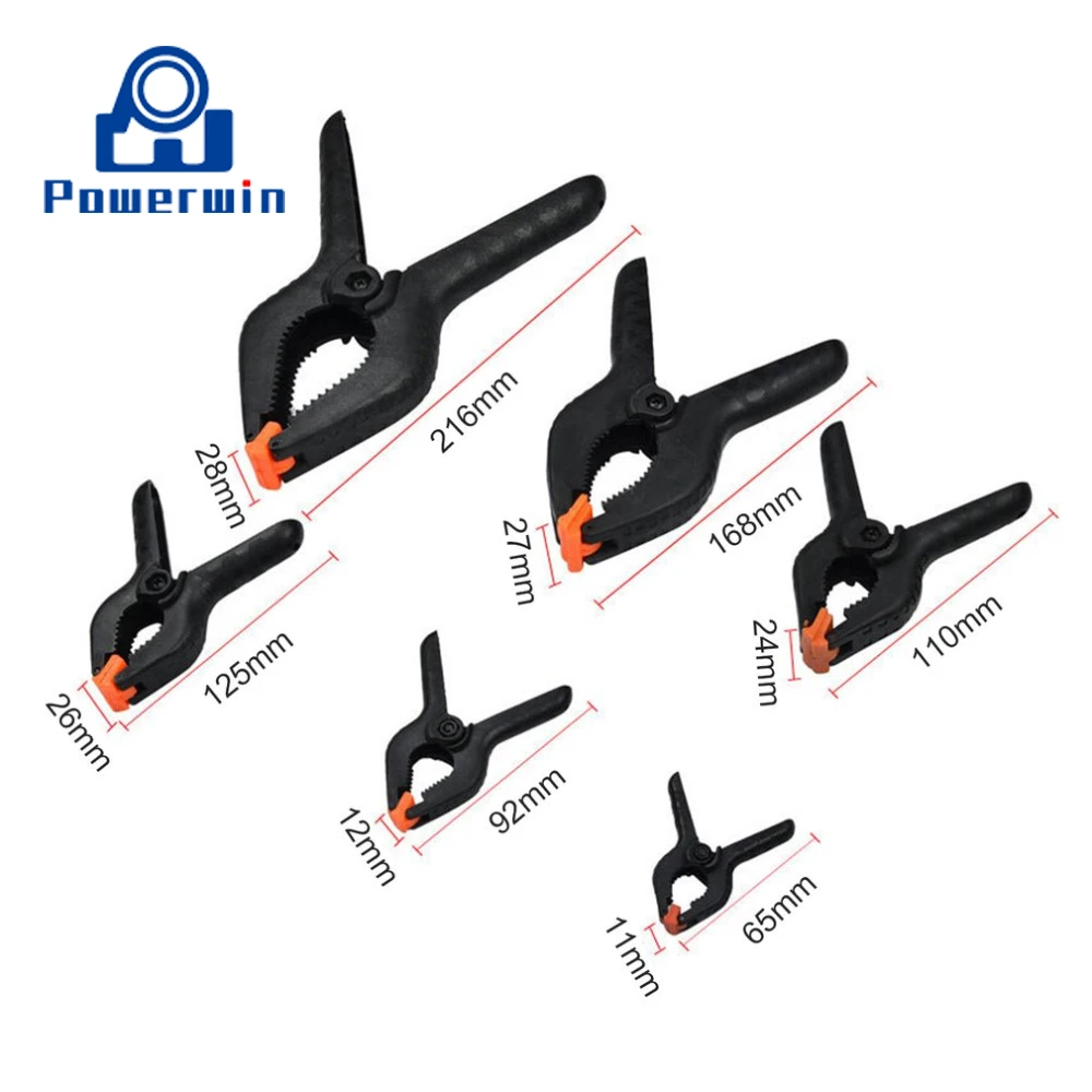 Пружинные зажимы типа A для камеры зажим из нейлона и пластика фотостудии 2 дюйма 3