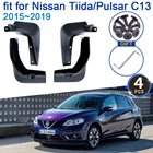 Для Nissan TiidaPulsar C13 2015  2019 автомобиля брызговик 4x крыло брызговиков Средства для укладки волос обновления гвардии клапаном защита от брызг