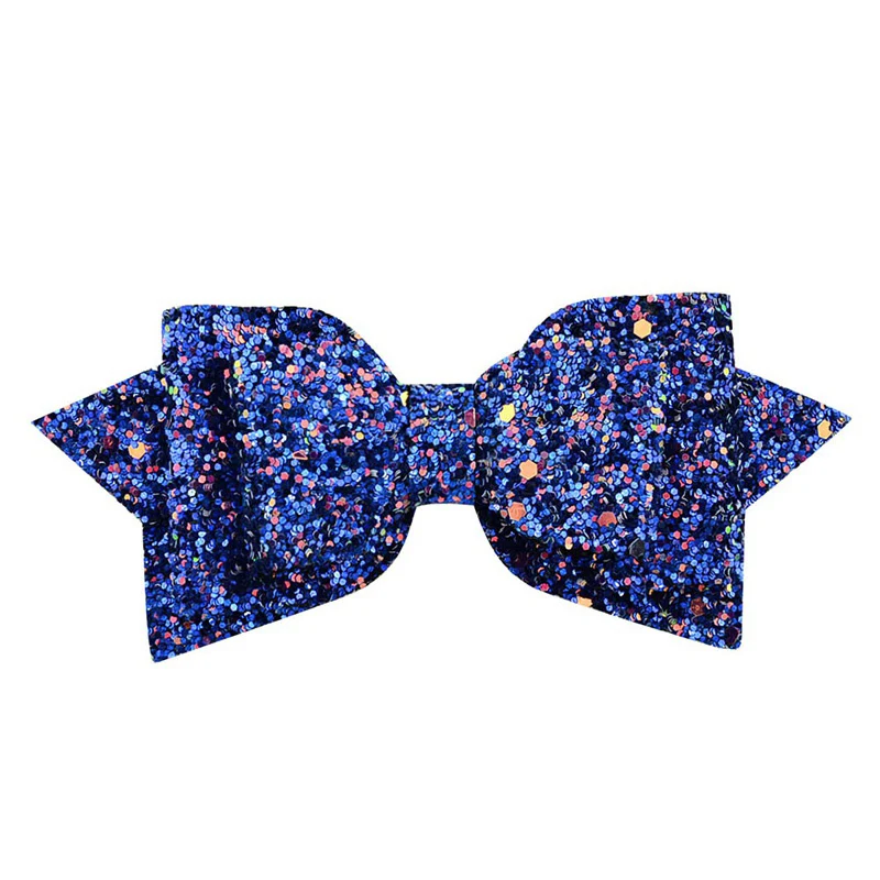 

1Piece 5 Inch Baby Girl Big Glitter Hair Bow Kids Hairpins Hair Clip For Children Hair Accessories Retal Hair Clip Women