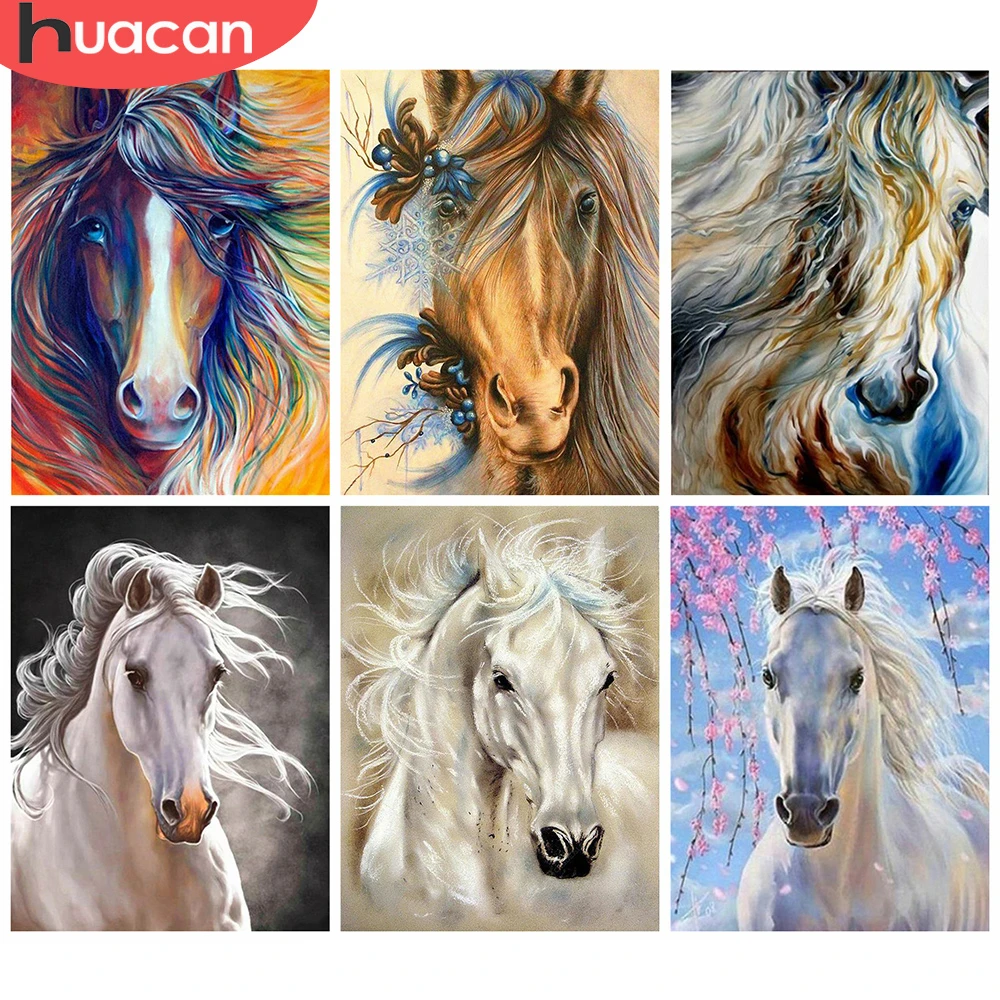 

Алмазная живопись «лошади», квадратная вышивка крестиком, картины для Стразы