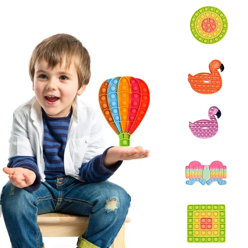 

Игрушка-антистресс для детей и мальчиков, милый фиджет с пузырьками, забавная игрушка для детей и взрослых, подарок на день рождения