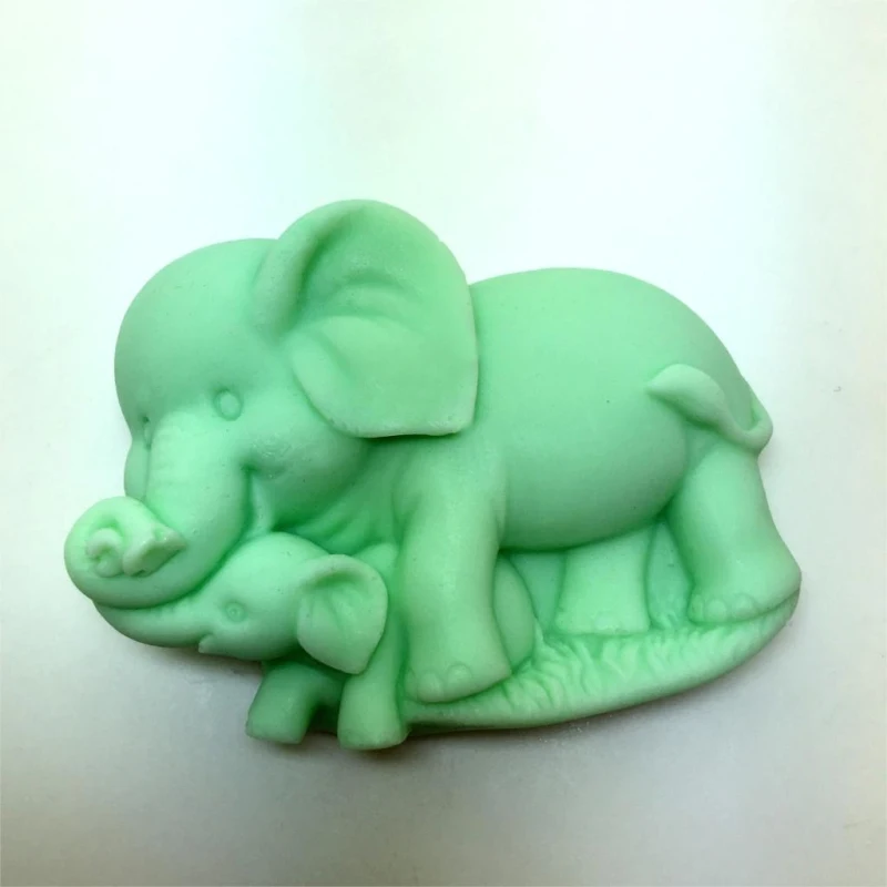 

Two Elephants Hug Shape Fondant Silicone Mould DIY Chocolate Cake Bakeware Decorating Cake Baking Cooking Tools