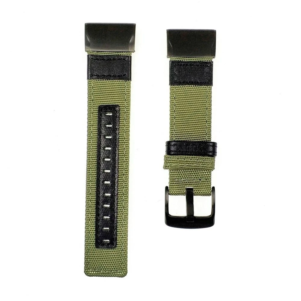 Green 22 мм Quick Fit Fenix 6 напульсник Sweatproof NATO нейлоновый ремешок для часов Garmin Fenix 5/5 Plus/Instinct/Quatix 5 - Цвет: Green