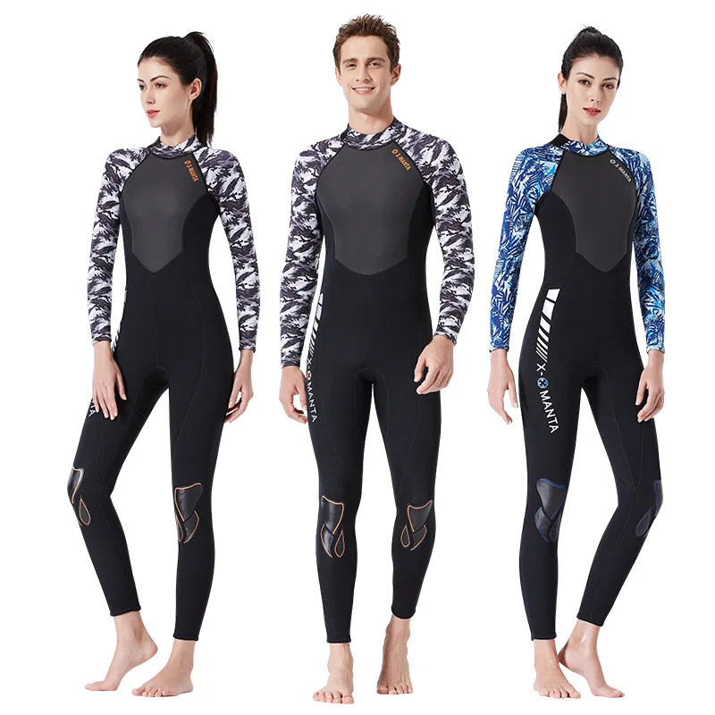 

New Women Men Couple Wetsuit 3mm Neoprene Shark Skin Wet Suit Scuba Diving Spearfishing Surfing Wetsuit
