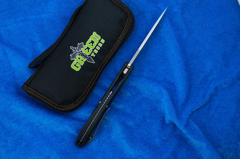 Нож GREEN THORN SIGMA m390 лезвие из титана ручка CF карманный для кемпинга охоты фруктов