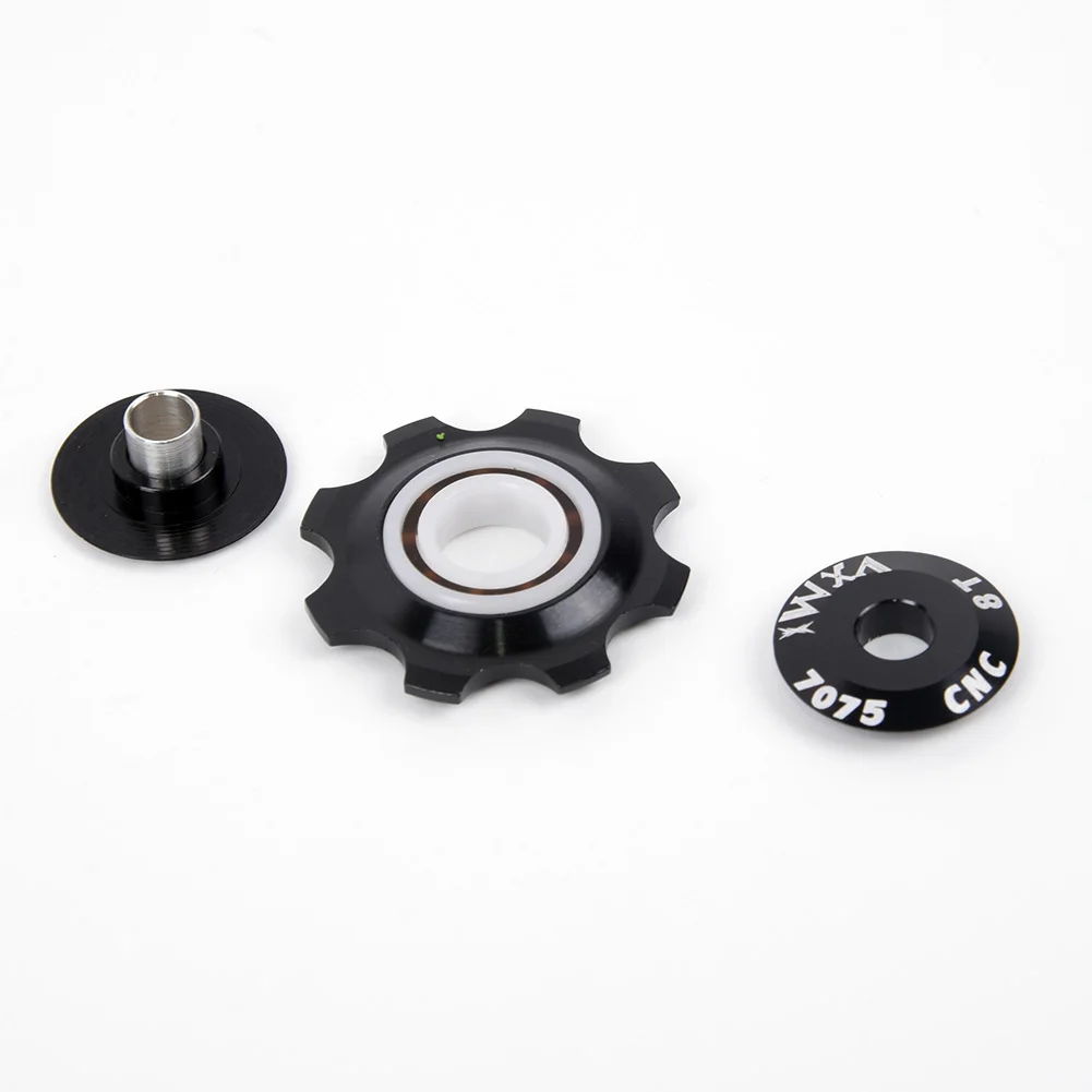 

MTB Road Bike Ceramic Pulley Derailleur Ceramic Bearing 8-17T Rear Pulley Jockey Wheel Bike Guide Roller Bearing Jockey Wheel