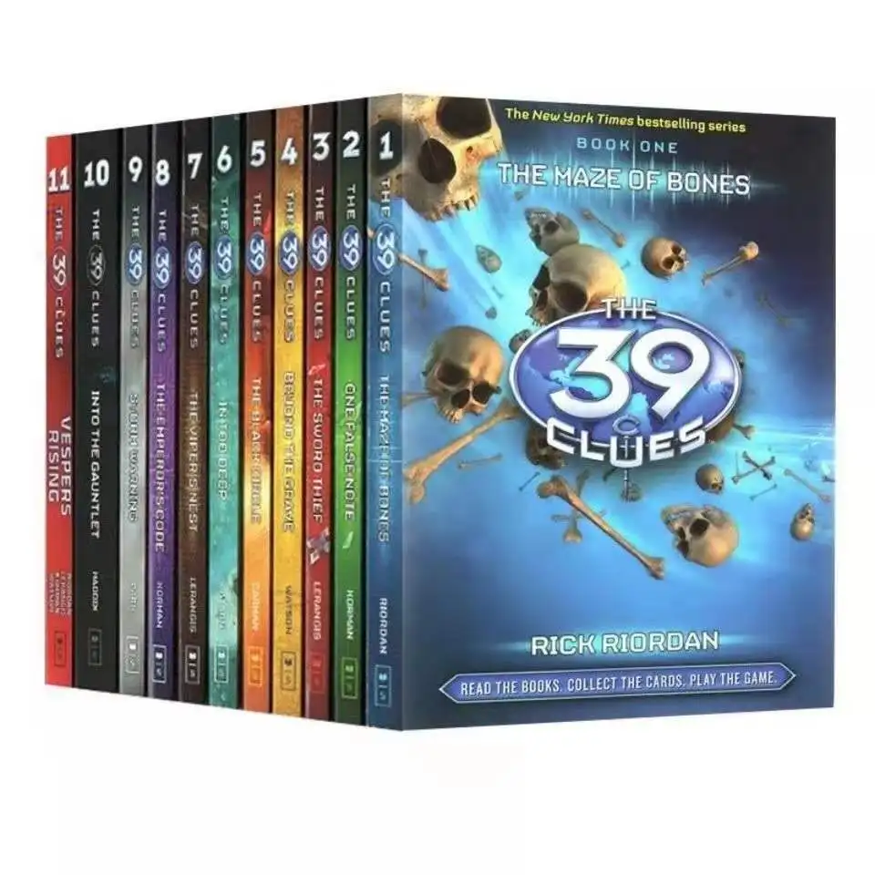 8-15 Year 11 Book/Set The 39 Clues Children English Picture Story Books Detective Story Novel Children'S Bridge Chapter Books