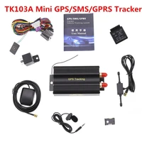 gsmgprs tracking vehicle car gps tracker tk103a gps103a real time tracker door shock sensor acc alarm tracking system