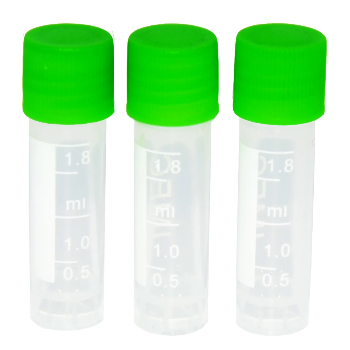 100 pcs 1.8ml Test Tubes Plastic Centrifugal Freezing Tube ( Various colors available )