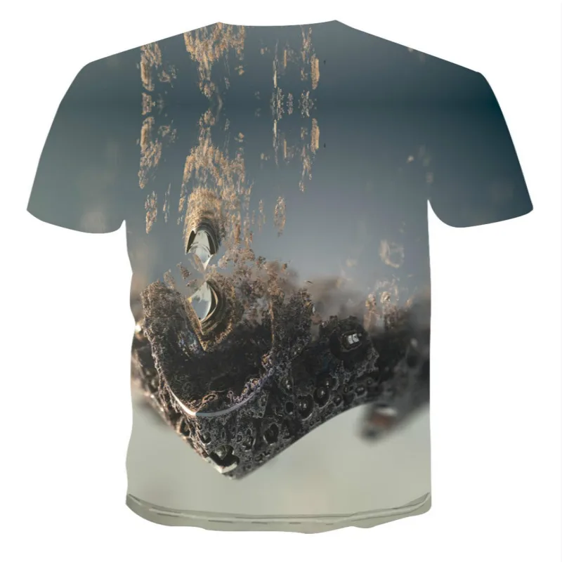 

2021 new sale fashion 3D back figure t-shirt, simple and generous street style unique round neck T-shirt s-6xl men clothing