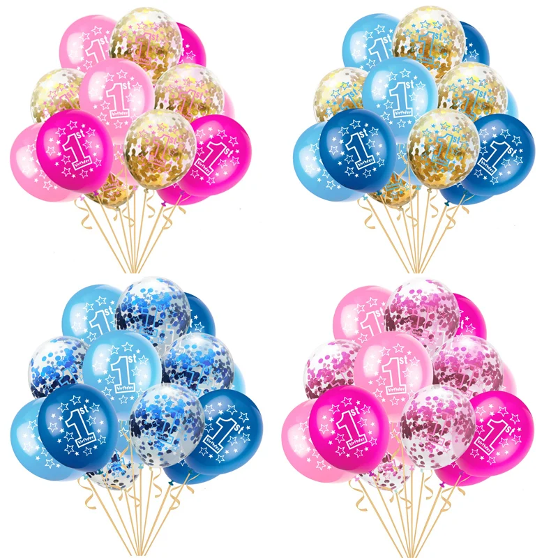 Воздушный шар на 1-й день рождения украшение 1-летний для девочек и мальчиков