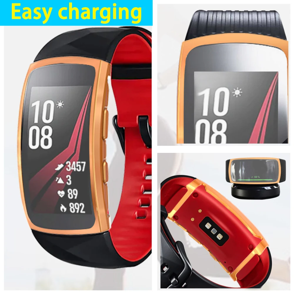 Чехол для часов, чехол для samsung gear Fit 2 Pro Band, тонкий чехол из ТПУ, защитный чехол для gear Fit 2 R360 2Pro fit2, защитный экран