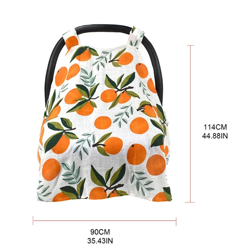 

Multi-Use Nursing Cover Breastfeeding Scarf Blanket Baby Car Seat Covers Pure Cotton Stroller Canopy