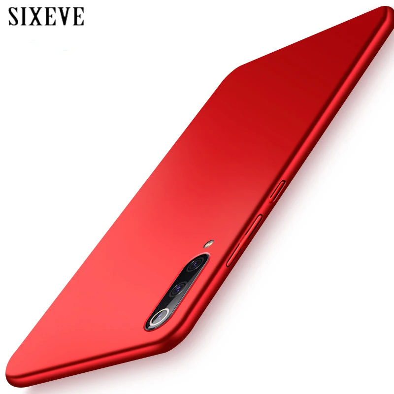 Ультратонкий матовый противоударный защитный жесткий чехол для Xiaomi Mi 6 8 9 SE Lite Mi8