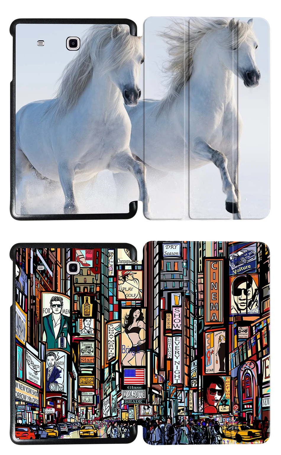 MTT чехол для планшета для samsung Galaxy Tab E 9,6 дюймов T560 T561 T565 T567V Тонкий чехол из искусственной кожи с трехслойной магнитной подставкой