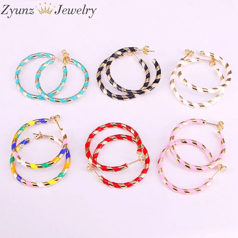 5 пар круглая серьга круга богемные массивные серьги Золотая шпилька высокое