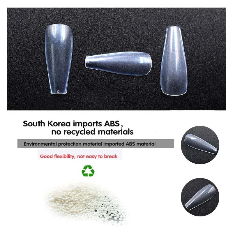 MSHARE новые балетные ногти Полный маникюр натуральный цвет накладные готовые