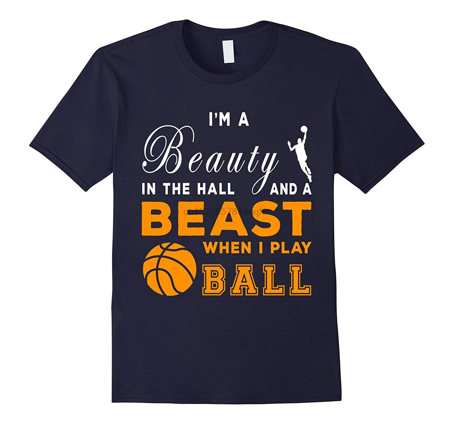 Мужская футболка Im A beauty and Beast когда я играю в баскетбол подарок RT женские