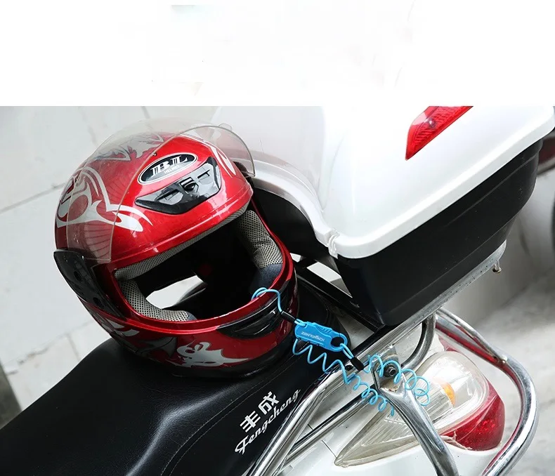 Мини замок для велосипедного шлема с паролем комбинированный противокражный