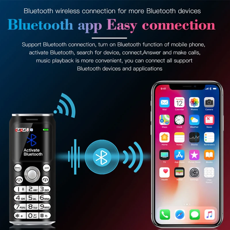 Мини мобильный телефон SATREND K8 1 0 &quot в форме колы две Sim карты MP3 Bluetooth устройство