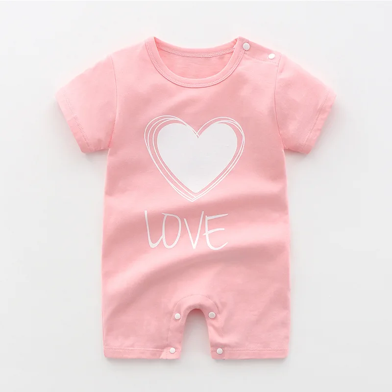 2020 летнее боди для ребенка мальчика милый мультяшный комбинезон младенцев