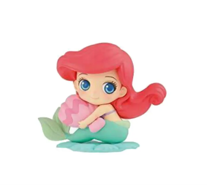 D Q posket сладкие персонажи Ариэль Фигурка Русалочка 8 см 2 набора kawaii милая игрушка - Цвет: D