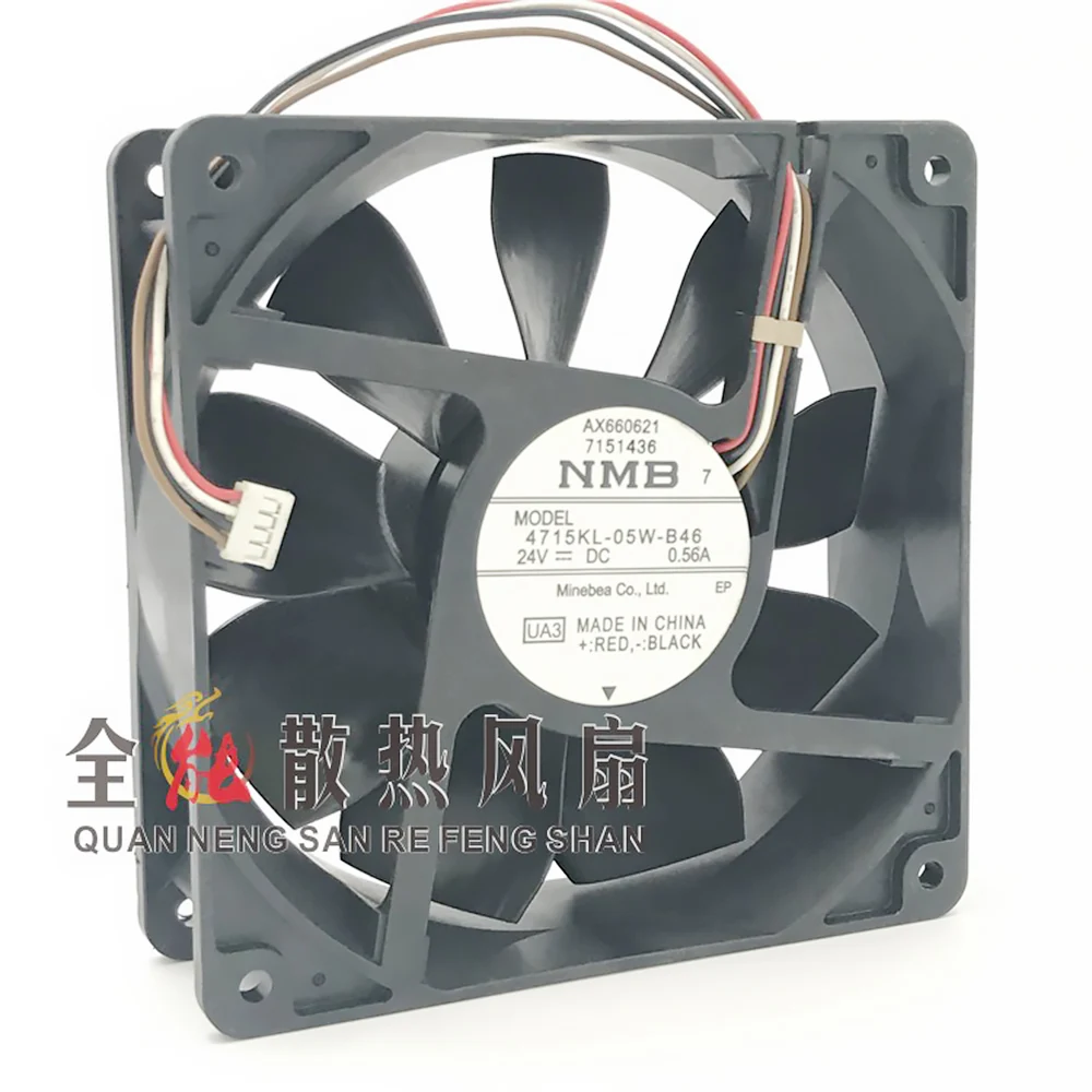 Для NMB 4715KL 05W B46 24V 0.56A 12038 12CM 120X120X38MM инверторный вентилятор|Кулеры и системы