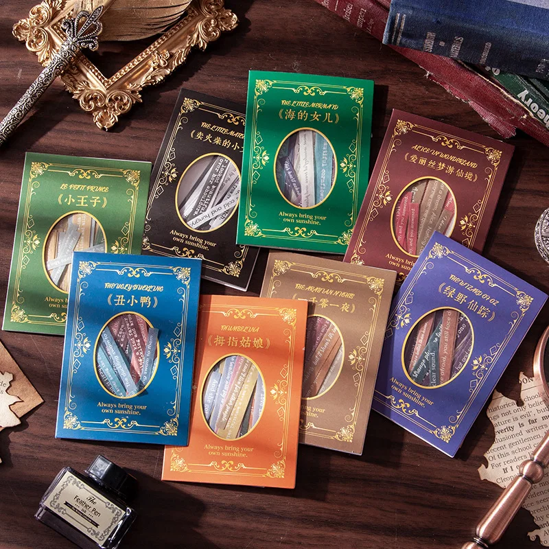 

60Sheet/sPack Kawaii Cute Fairytale Sentence Diary Planner Stickers Scrapbooking School Office Supplies sl3119