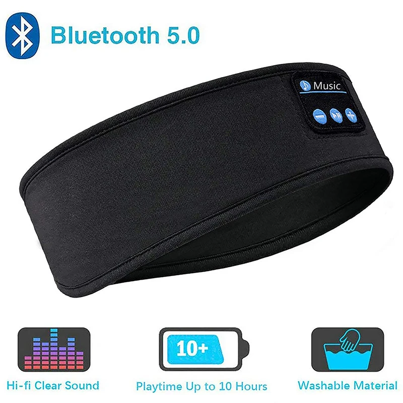 

Elastic Bluetooth Music Headband Sleeping Headwear Headphone Speaker Headset Sports Running Earphone Headphone