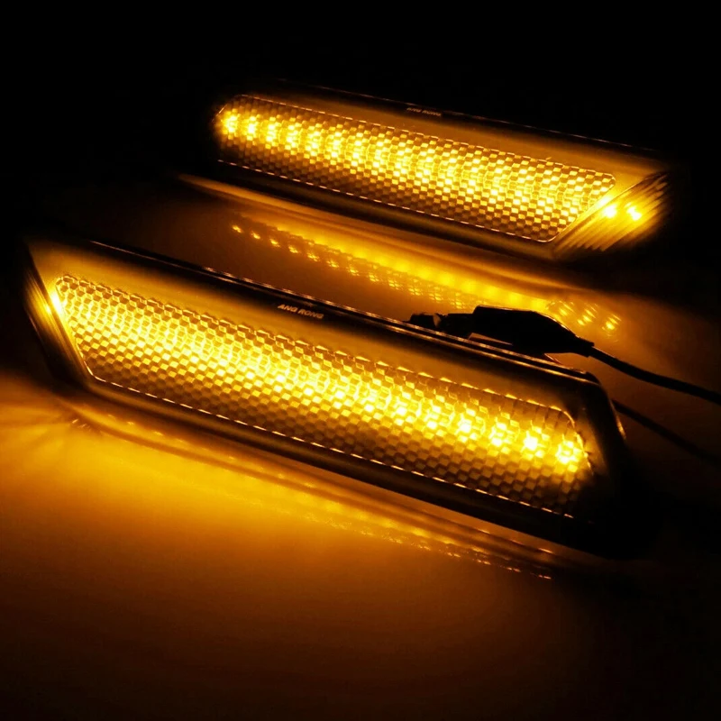 

for-Porsche Cayman 911 987 997 2005-2012 LED Side Marker Turn Signal Light Amber Light