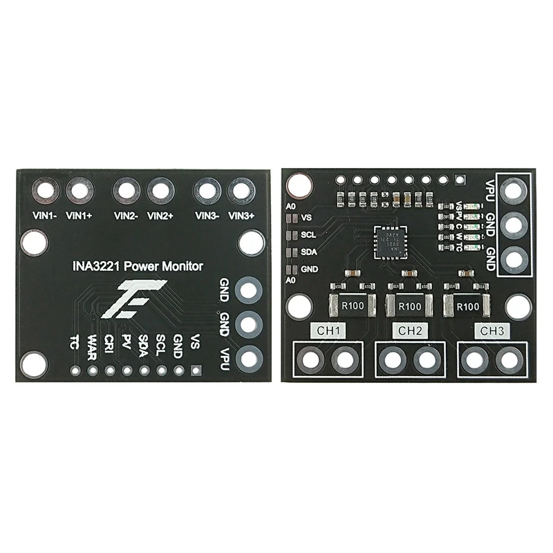 I2C SMBUS INA3221 трехканальный шунт тока питания монитор напряжения сенсорного модуля