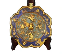 laojunlu collection of gilt bronze and cloisonn%c3%a9 mirrors antique bronze masterpiece collection of solitary chinese traditional
