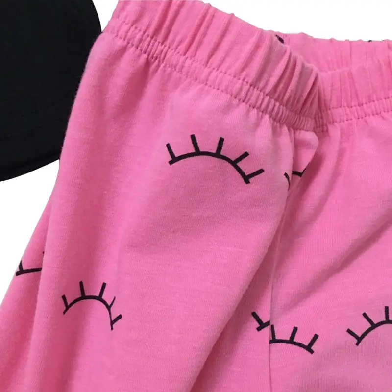 

Summer Girls Clothes Baby Girl Clothing Set Children Cute 2PCS Kids Top T Shirt + Pants Leggings