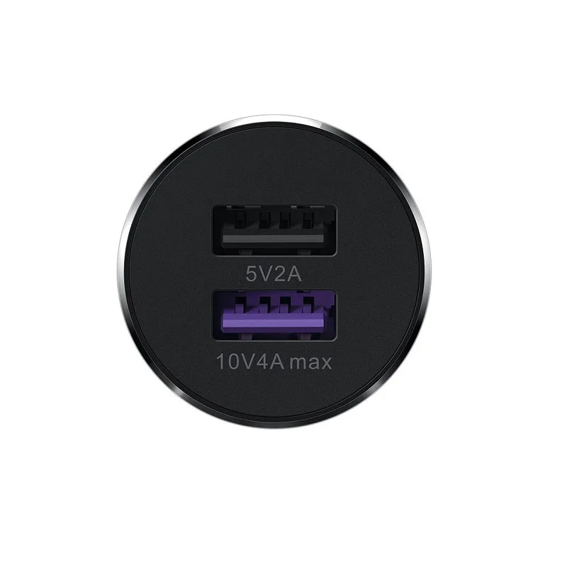 Оригинальный Автомобильный зарядник HUAWEI CP37 40 Вт макс. 10 В 4 а двойной USB 5 А с