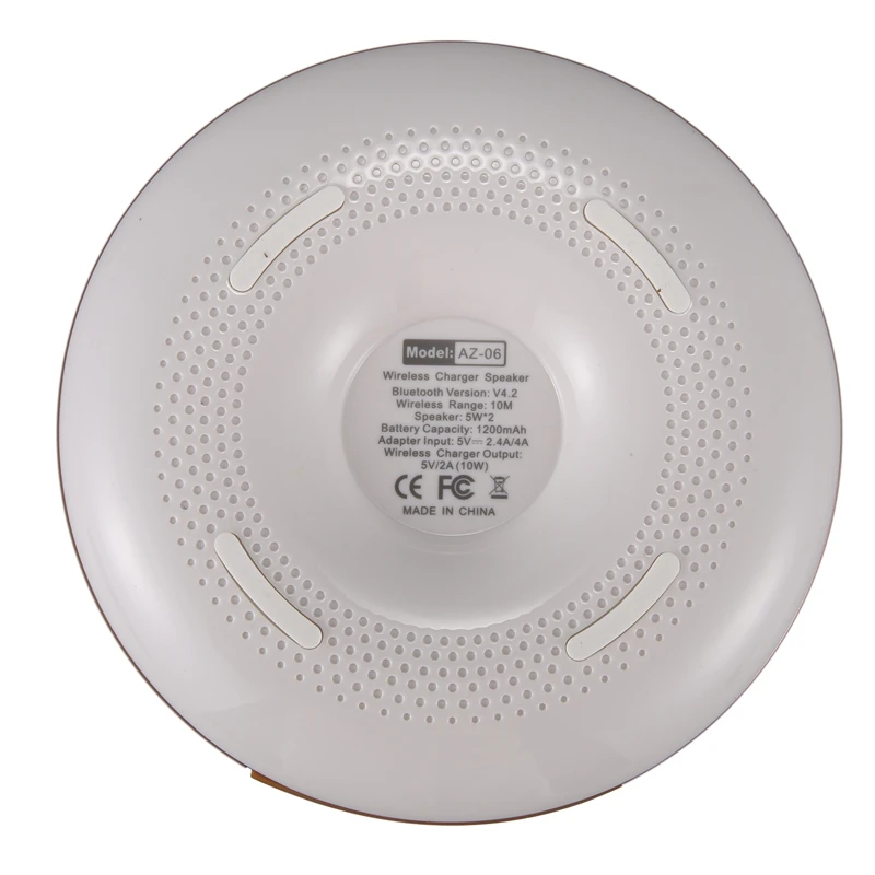 НЛО Творческий смарт Bluetooth динамик беспроводной зарядки Индукционная карта