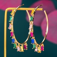 missvikki shiny gorgeous trendy original pendant earrings for women wedding bridal earrings girls gift jewelry high quality