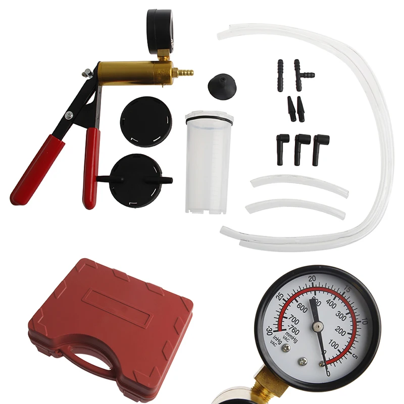 

Car Motorbike Hand Held Brake Bleeder Tester Set Bleed Kit Vacuum Pump Kit New