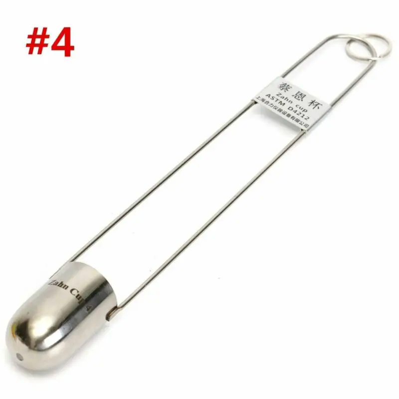 Copa viscosidad de acero inoxidable, vaso viscoso de precisi&oacute;n, viscos&iacute;metro, multiespecificaci&oacute;n-5