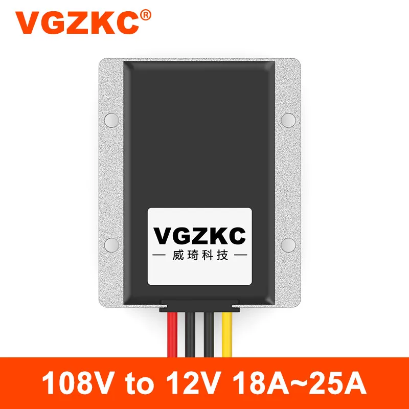 

VGZKC 48V60V72V96V108V to 12V 18A 20A 25A DC power converter 20-120V to 12V step-down power module