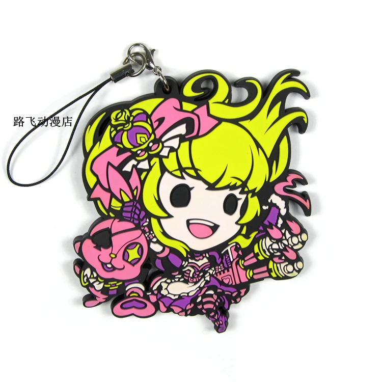 6 стилей фигурку удар монстра брелки для ключей Алиса Avalon цукиёми мобильный