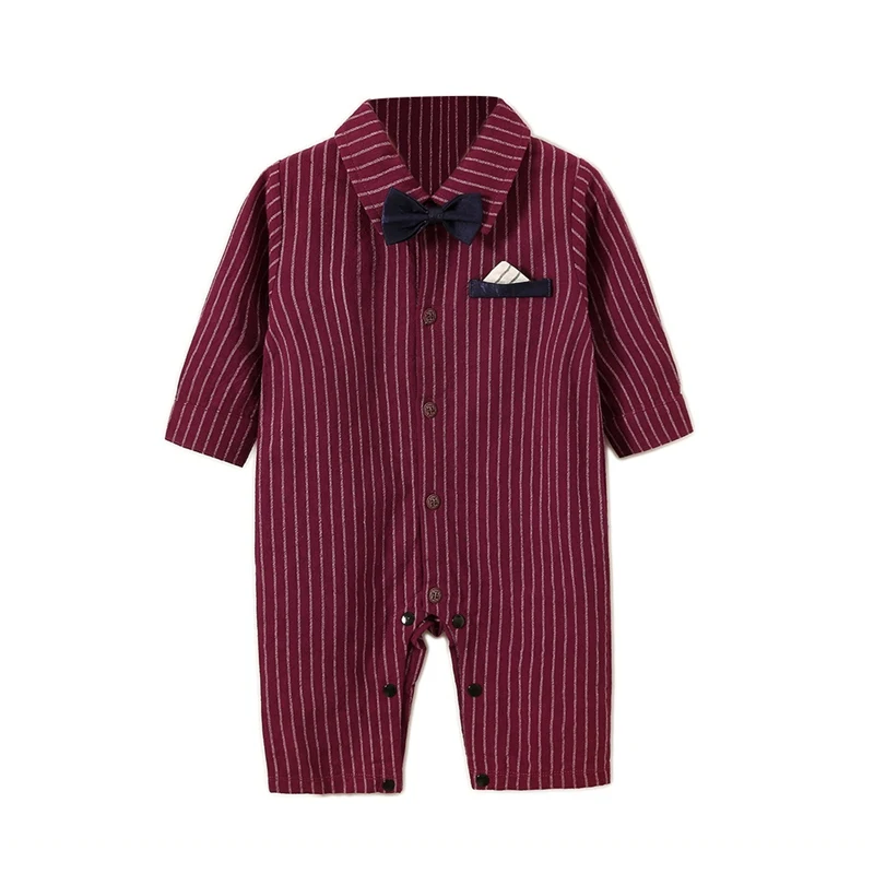 

baby clothes long sleeve lapel baby romper newborn cotton baby costume baby boys newborn clothes