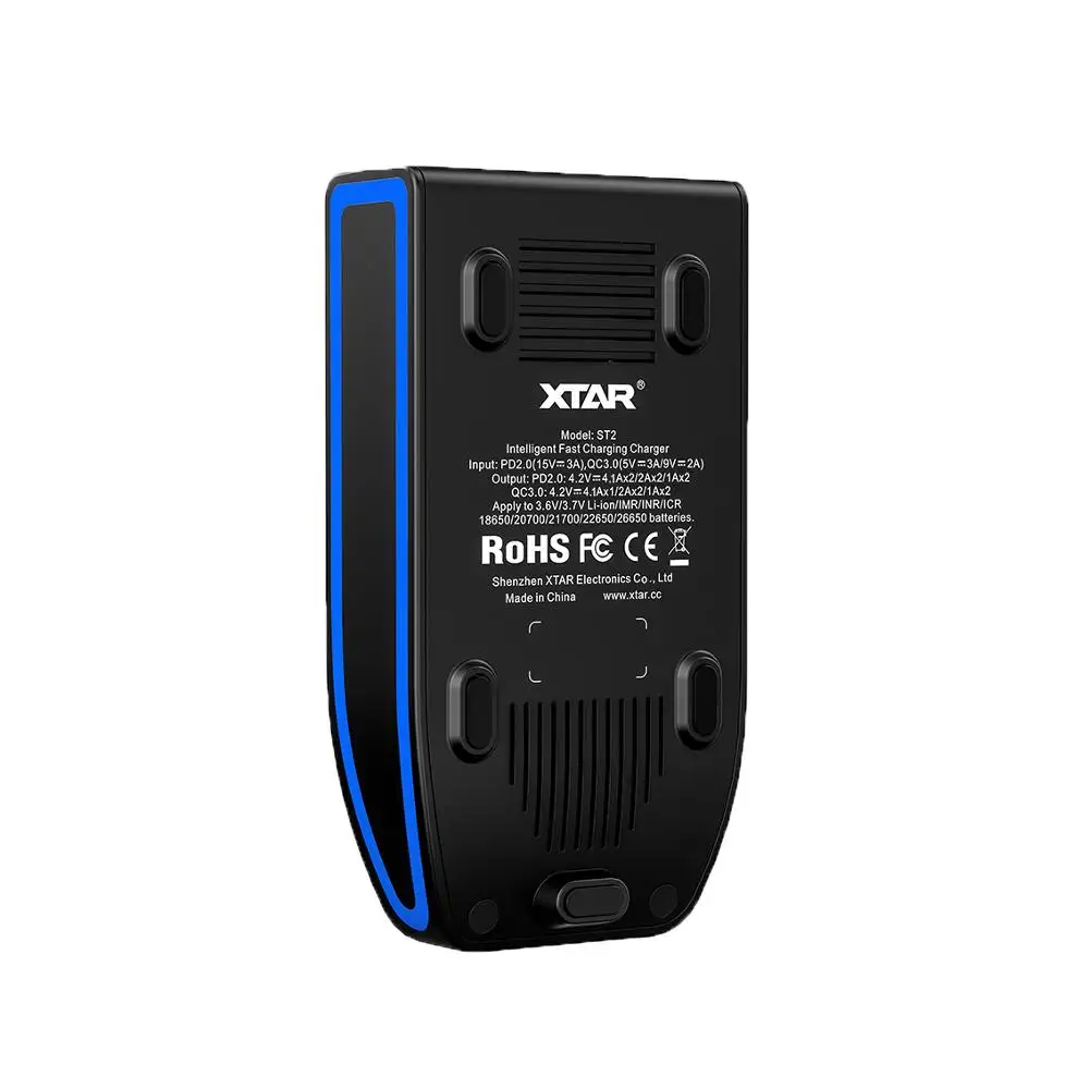 

trending products 2019 new arrivals XTAR ST2 charger lithium ion battery charger with type-c port