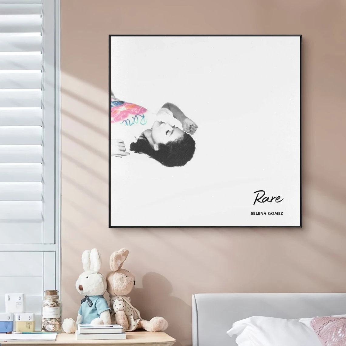 Холст с постером альбома Rare музыканта Selena Gomez для декора стены в стиле хип-хоп, рэп, поп и знаменитостей.