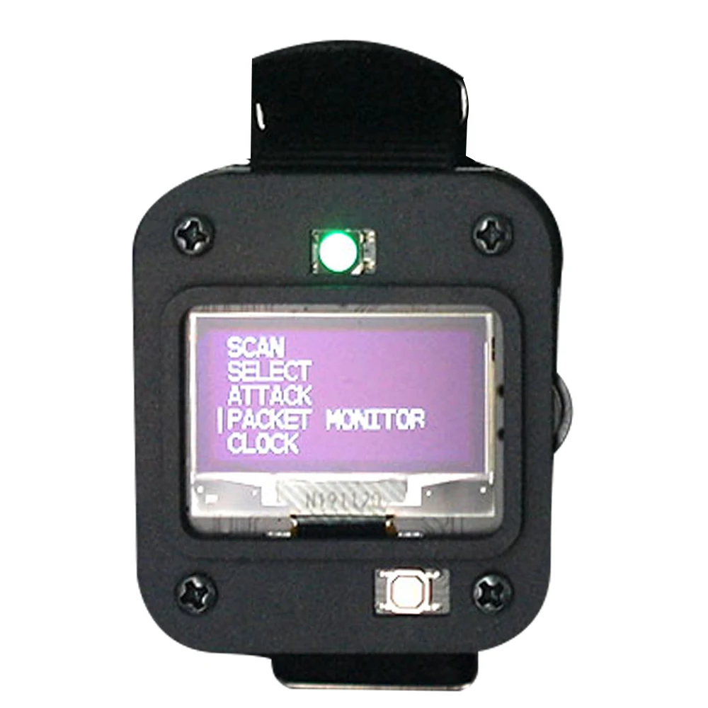 Часы DSTIKE Deauther V2 носимая макетная плата ESP8266 с браслетом и аккумулятором 800 мА · ч