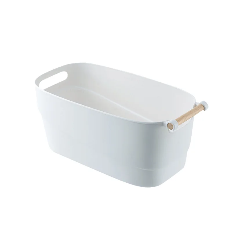 

Brand New Beautiful And Practical Storage Box Tidy Storage Basket Bathroom Kitchen Tidy Toilet Plastic Box Desktop Basket