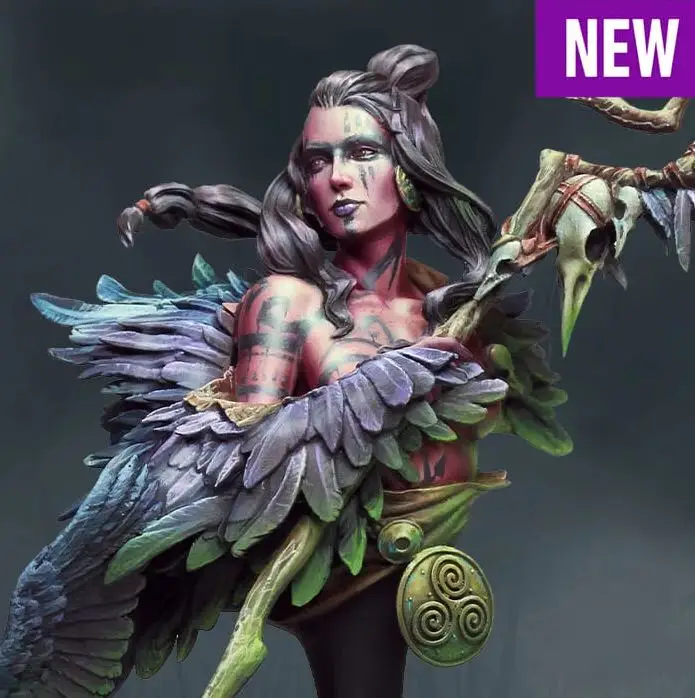 

1/12 Resin Model Bust GK， Unassembled and unpainted kit