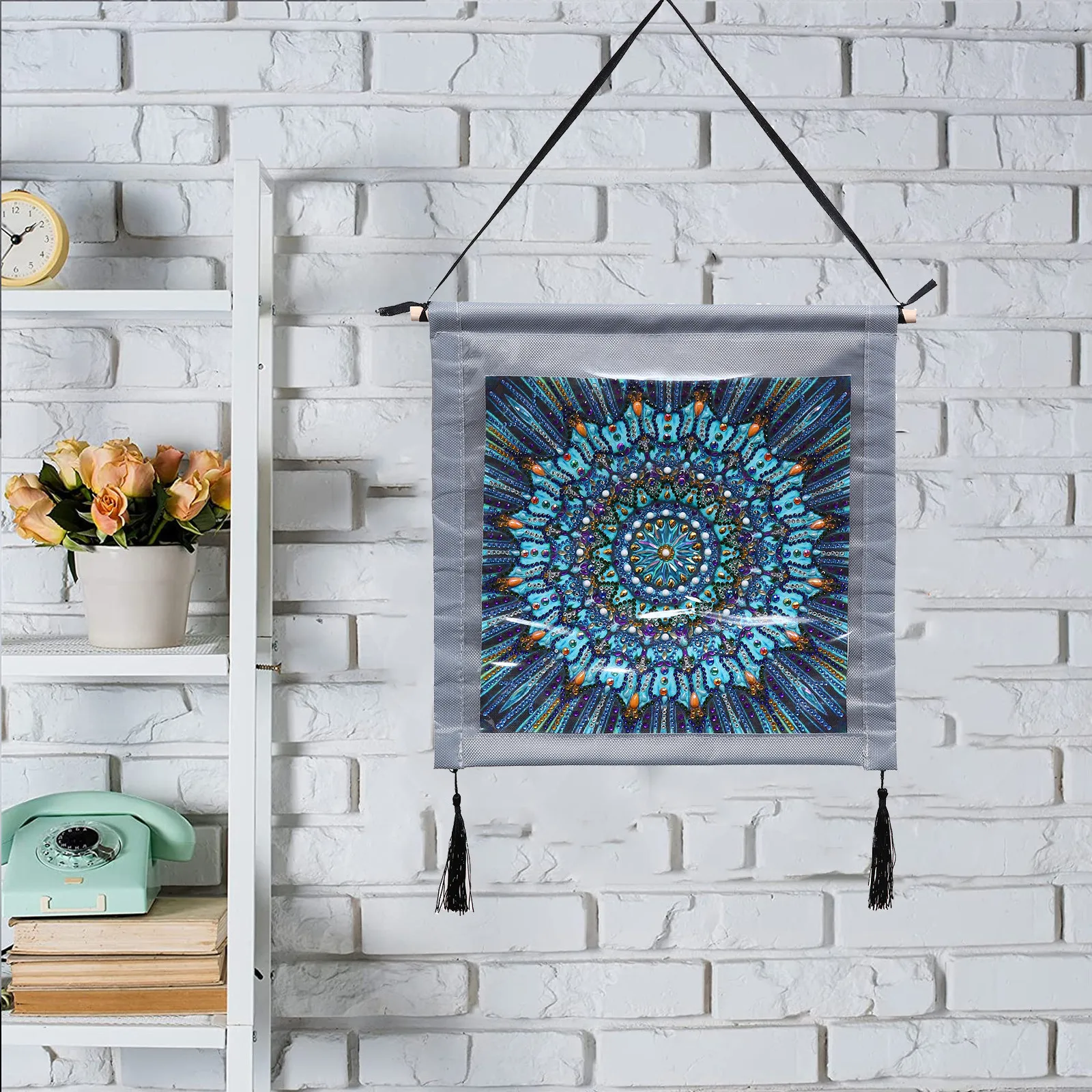 Алмазная картина сделай сам 30x30 см Мягкая тканевая рамка для холста маслом